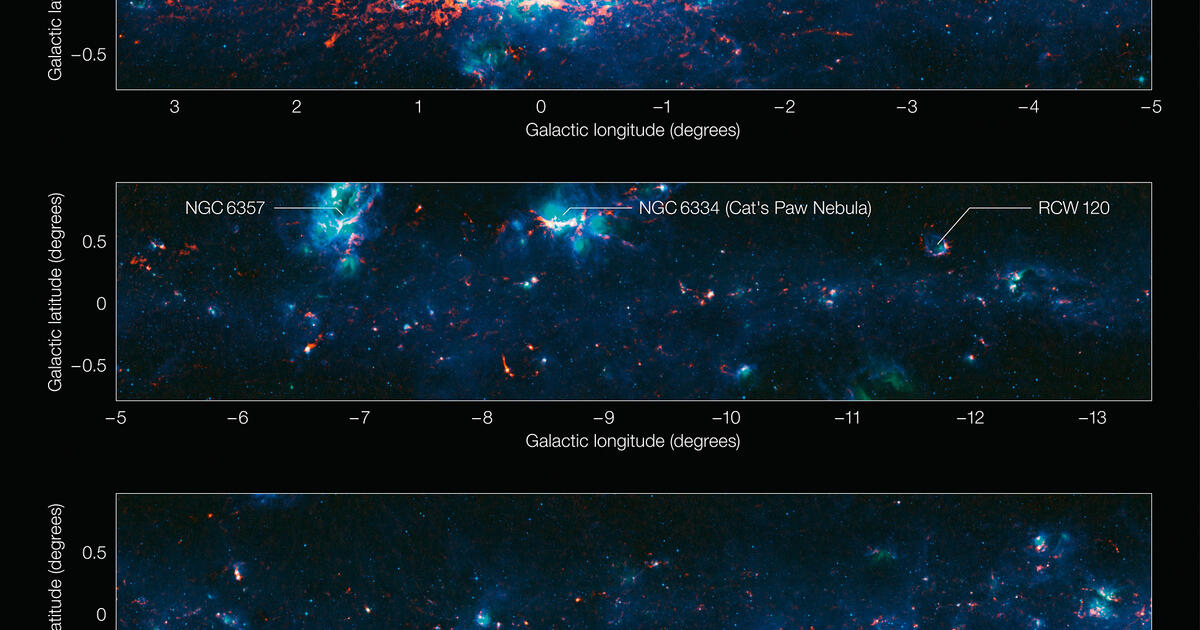 New Map Of Dusty Milky Way