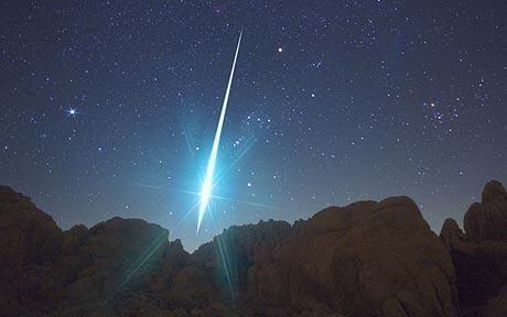 Geminid Meteor in Mojave
