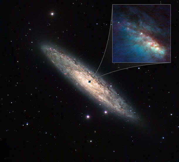 NGC 253 Galaxy Detail