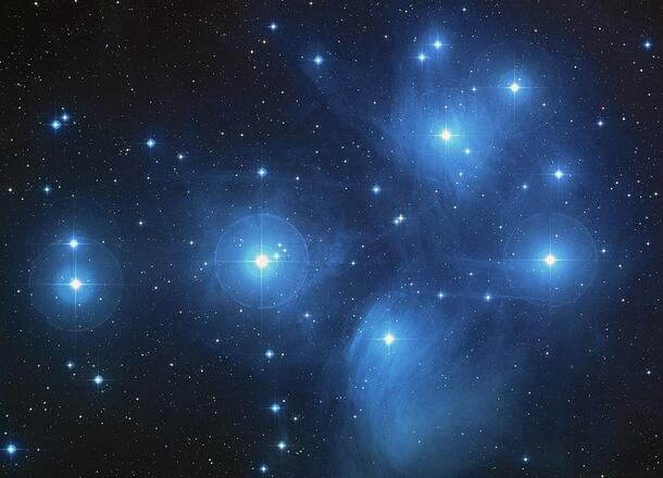 Pleiades M45 Open Star Cluster