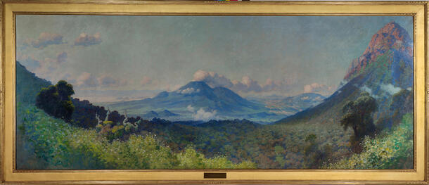 Mt. Mikeno from Gorilla Group, William R. Leigh, 1927.