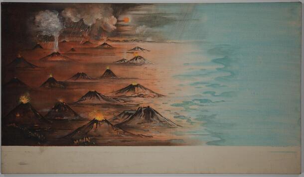The beginning of the world, Charles Henry Alston, 1964, AMNH Research Library image: art-100119026-01