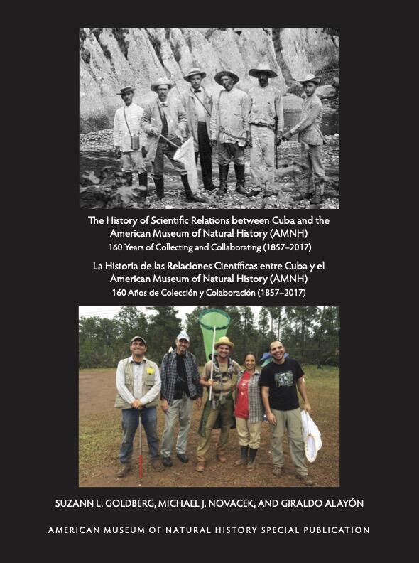 The front cover of the AMNH Special publication, The History of Scientific Relations between Cuba and the American Museum of Natural History