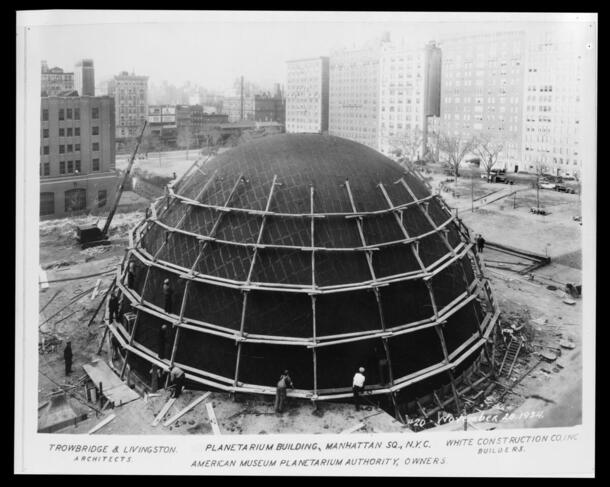  Construction of the Hayden Planetarium, November 20, 1934