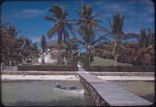 Lerner Marine Laboratory, 1959. Museum Archives at the Gottesman Research Library, PSC 385: James Oliver photographic slides in Bimini