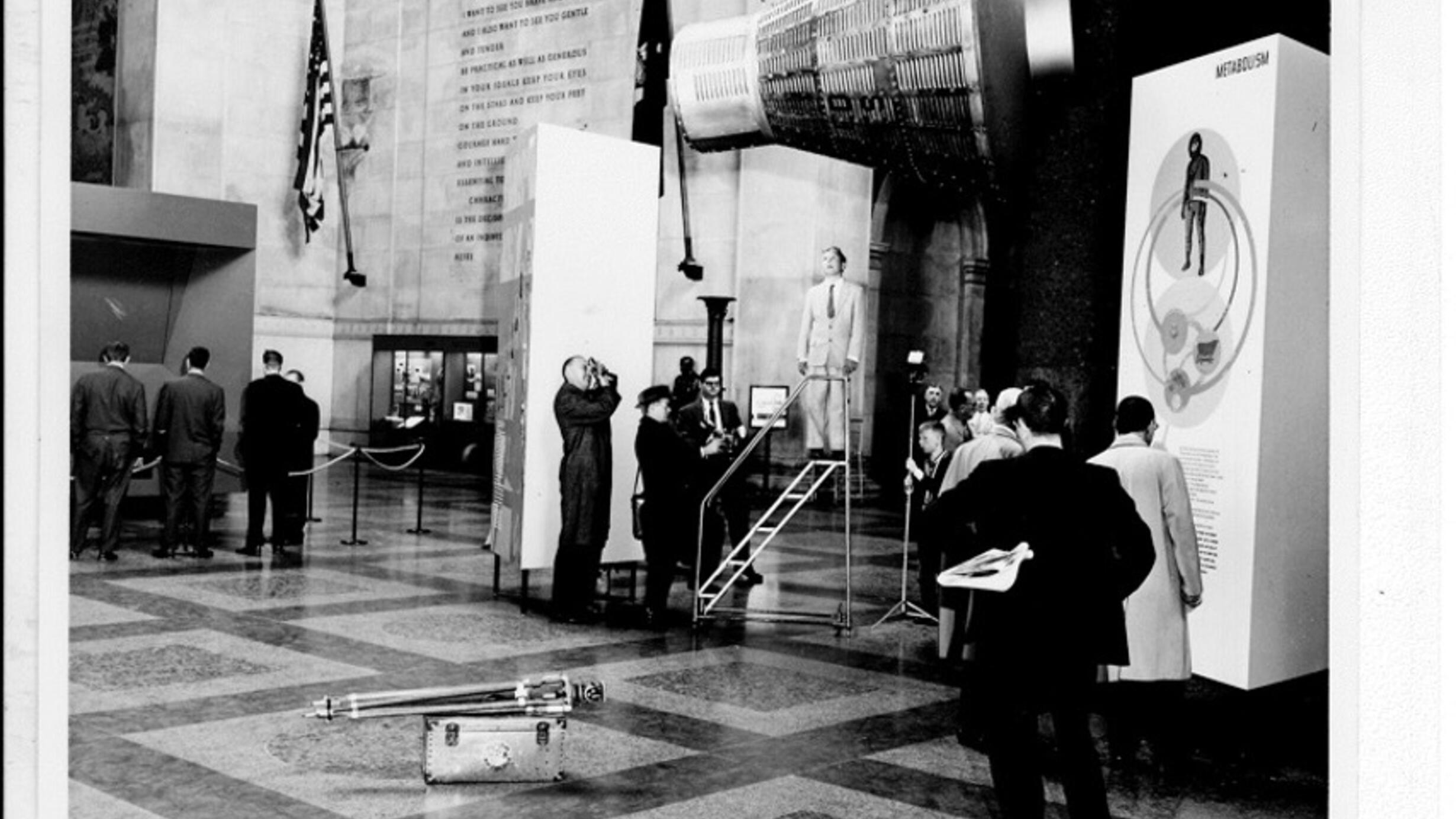 Image showing Man in Space exhibit, 1961