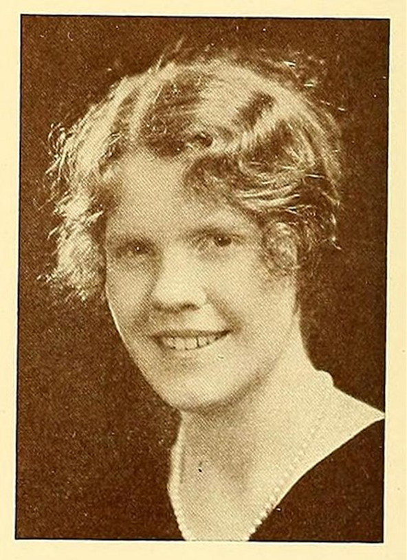 Margaret McKelvy (later Margaret McKelvy Bird) in the Bryn Mawr College Yearbook, Class of 1931
