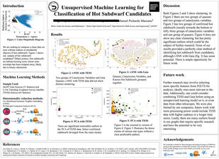 Research poster titled "Manual Pichardo Marcano." 